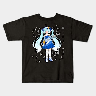 Hatsune Miku Winter Kids T-Shirt